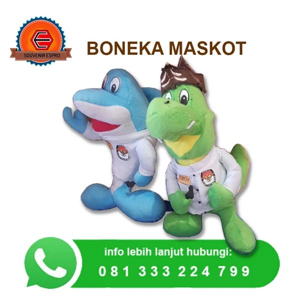 Boneka Promosi Maskot Custom Kota Surabaya