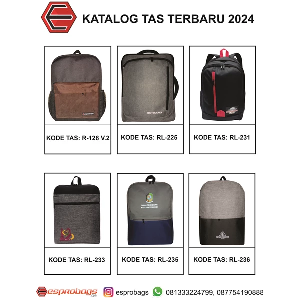Esprobags Latest Promotional Backpacks 2024