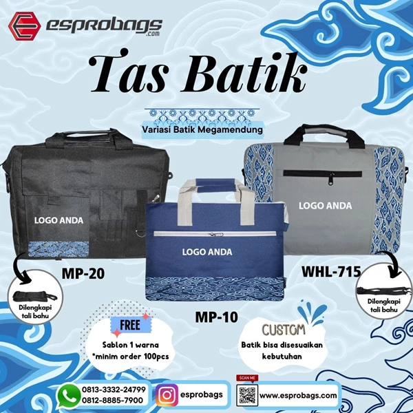 Latest Batik Bags 2024 Screenprint Batik Seminar Bags Batik Work Bags Batik Sling Bags