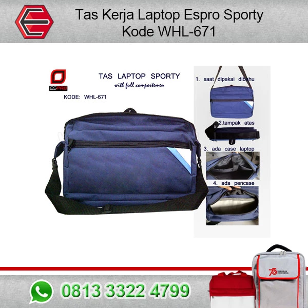 ESPRO SPORTY LAPTOP BAG WHL-671