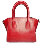 Handbag Leather Mini Handbag Genuine Leather-Red 5