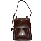 Leather Sling bag Brown-women's 5