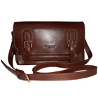 Leather Sling bag Brown-women's 1