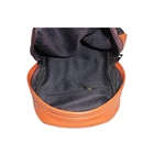 Men's Leather Sling bag MK-01 Two Tone Alloy Orange Mix Black 8inc 2