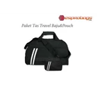 Travel Bag Clothes and Pouch one set 2