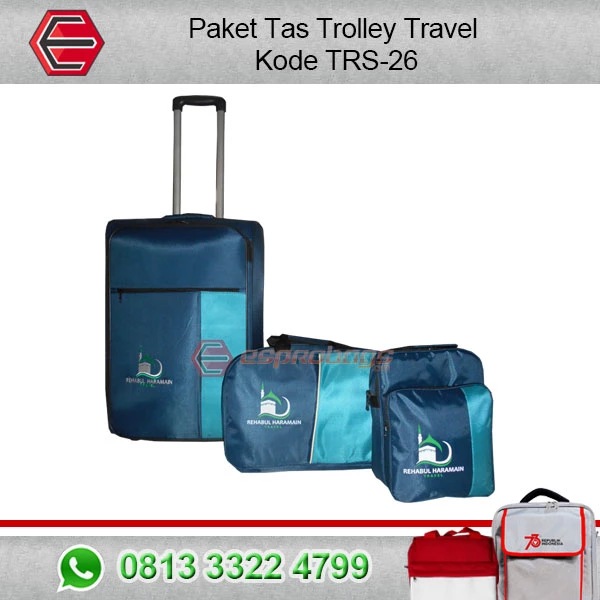 Paket Tas Trolley Travel Espro Kode TRS-26