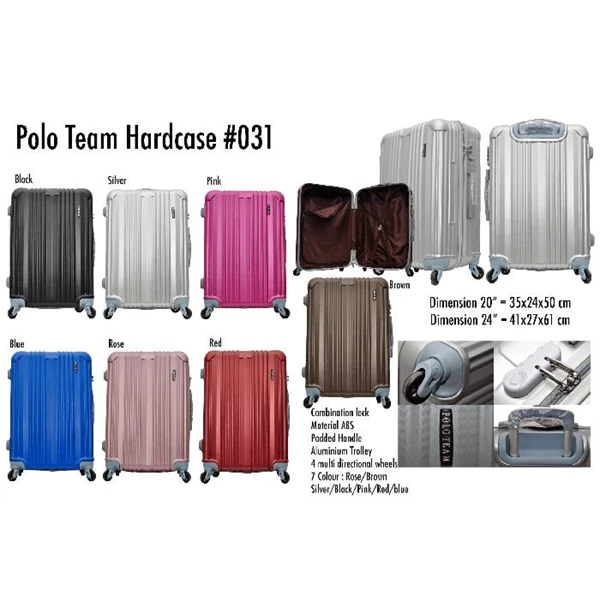 Polo Team Tas Koper Hardcase Size 24inc
