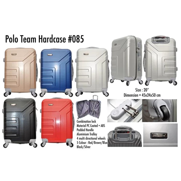 Polo Team Tas Koper Hardcase Kabin Size 20inc 085 Koper Branded