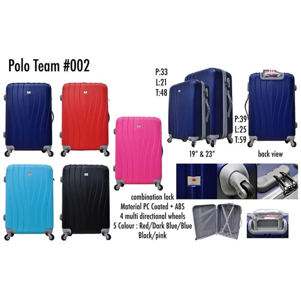 Polo Team Koper Hardcase Size 23inc 002 Koper Branded