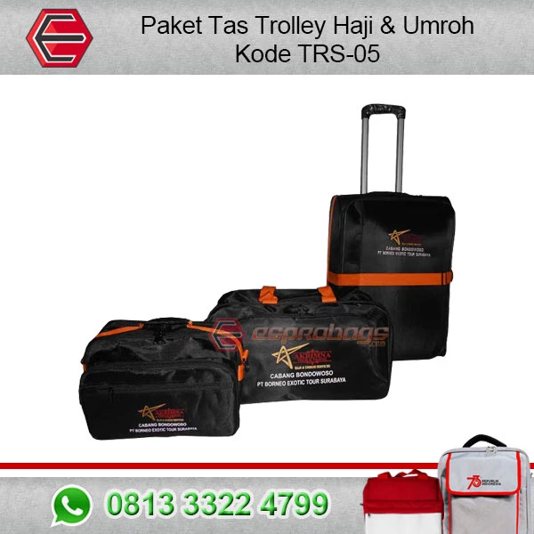 Paket Tas Trolley Haji & Umroh Kode TRS-05