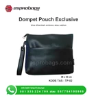 Plain Black Leather Wallet 28 x 22 cm 3