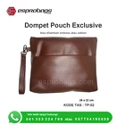 Plain Black Leather Wallet 28 x 22 cm 1