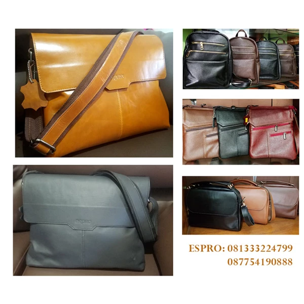 special leather bag with emboss