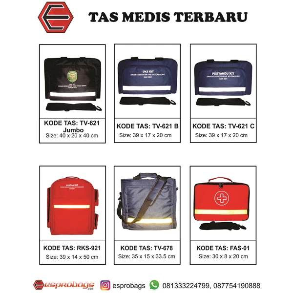 Collection Health Medical Bag Esprobags as of March 2022